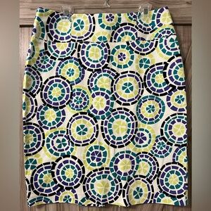 Mosaic Print Skirt by Courtenay SZ 14